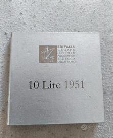 lingottini 10 lire del 1951
