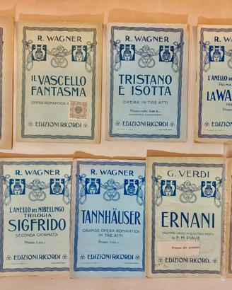 Libretti  n. 9 d’opera antichi
