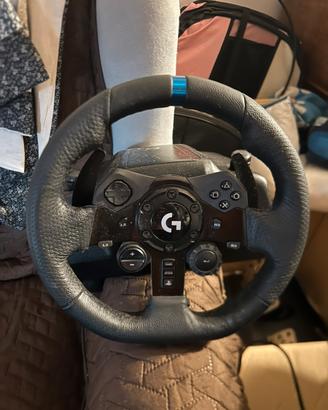 Volante e pedaliera logitec g923 per ps