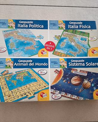 4 puzzle in una scatola Lisciani
