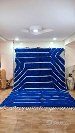 Tappeto Blu Giardino Majorelle 3/2 m