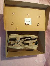 Sandali ECCO Hill Move in Pelle – Triplo Velcro