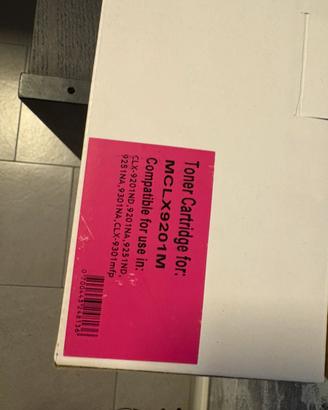 Toner per stampante SAMSUNG CLX 9201NA MAGENTA