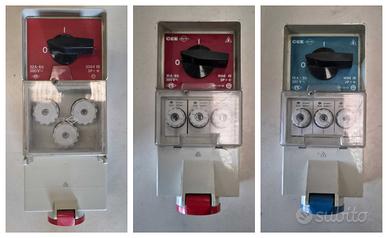 Prese interbloccate ILME 32A e 16A 380v e 220v