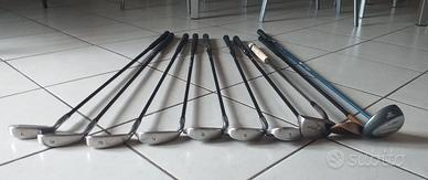 Set golf donna mazze e carrellino