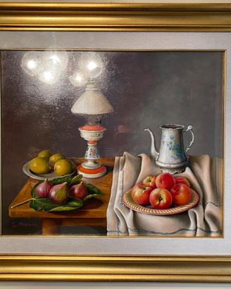Quadro Natura Morta - Olio su Tela firmato S. Maur