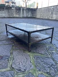 Tavolo ferro battuto basso