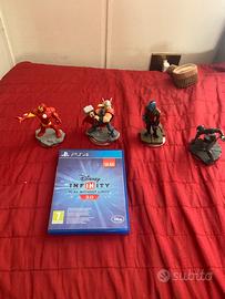 DISNEY INFINITY SENZA LA BASE MA CON 4 PERSONAGGI