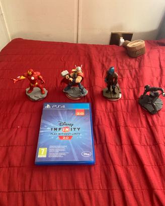 DISNEY INFINITY SENZA LA BASE MA CON 4 PERSONAGGI
