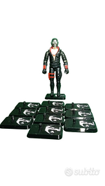 10 Basi Gi Joe Vintage Nero/Bianco 3 mm 10 cm