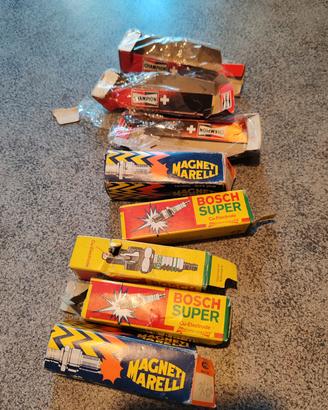 Lotto 15 PZ candele vintage + 8 scatole epoca