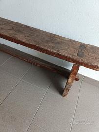 panca in legno vintage 