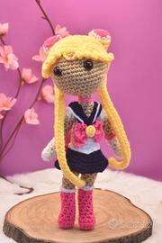 Sailor moon all'uncinetto