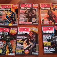 Lotto 10 riviste Giochi per il Mio Computer 2002