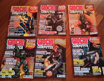 Lotto 10 riviste Giochi per il Mio Computer 2002