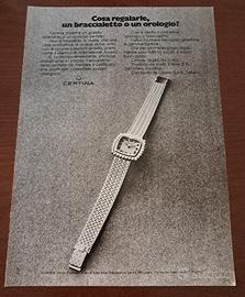 Pubblicità orologio Certina (1974)
