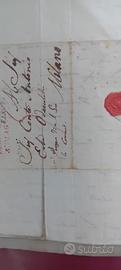 3 Manoscritti 1800 su Milano  rarissima 