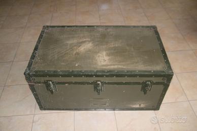 BAULE ANTICO MILITARE VINTAGE ORIGINALE TOP TOP !!