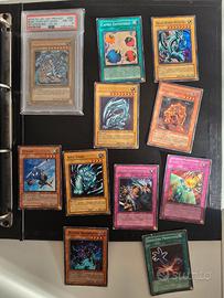Yugioh Drago Bianco psa 8 e altro
