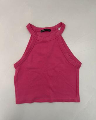 Top donna rosa ZARA