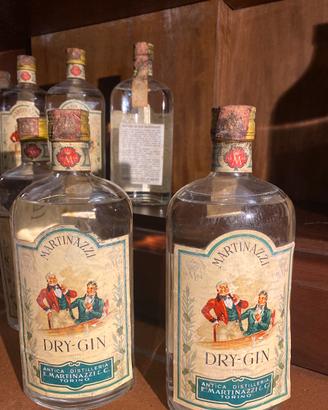 Martinazzi Dry Gin bottilgie Vintage
