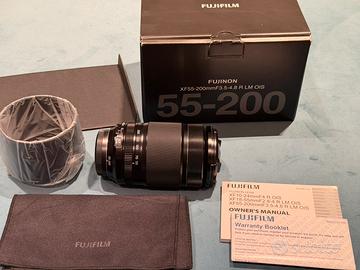 Fujifilm XF 55-200 OIS perfetto completo