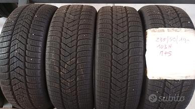 4 gomme 235 50 19 Pirelli termiche 