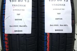 2 GOMME 155 80 13 TRACMAX BR2055