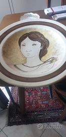piatto dipinto dall'artista D.Purificato