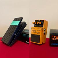 Boss DS2 Turbo Distorsion e Ibanez Wah WH10 V3