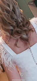 ABITO DA SPOSA BIANCO TG. 42