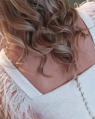 ABITO DA SPOSA BIANCO TG. 42