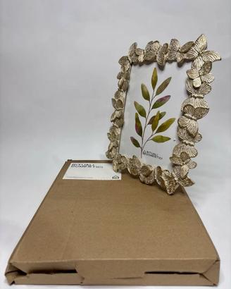 Rituali Domestici Portafoto Farfalle Dorate 20cm