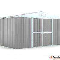 Box lamiera deposito Acciaio 403x269 grigio chiaro