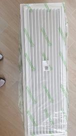 Griglia ripresa porta filtro, alluminio, 100x30cm