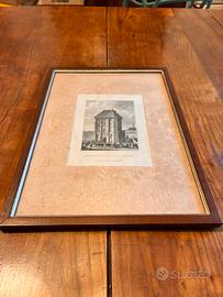 Stampa Antica 1830 Château de Vincennes