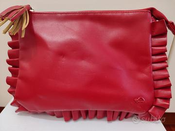 Poscette in pelle rossa