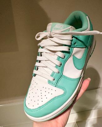 Nike Dunk Low verde acqua