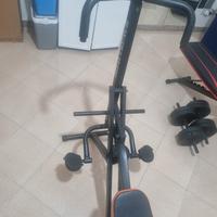 attrezzatura palestra + pesi 