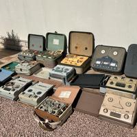 Registratore bobine vintage lotto 20 registratori