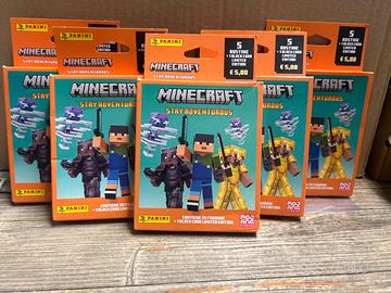 Blister 5 bustine Minecraft Panini figurine card