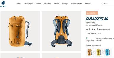 Zaino Dauer Durascent 30 Zaino Alpine