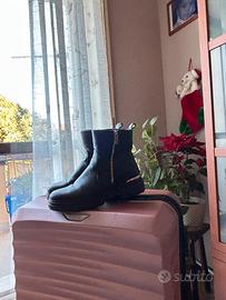 Stivaletti da donna neri/oro