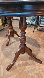 Tavolini tondi legno