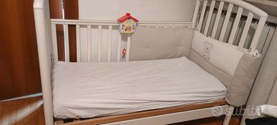 lettino bianco Pali bambino