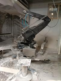 Robot spruzzatore 2 pistole program computerizzati