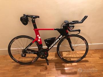 Argon 18 E118 Carbon Tri Bike + 2 wheel sets