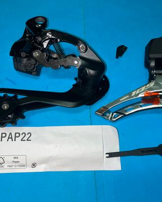 cambio Shimano 105 Di2 RD-R7150+ FD-R7150