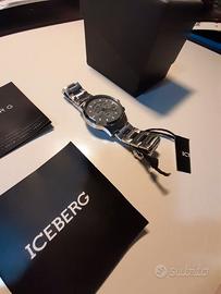 OROLOGIO ICEBERG con Cronometro, acciaio
