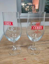 X5 bicchieri da birra Ceres C'è diversi